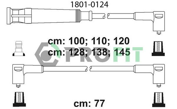PROFIT Комплект проводов зажигания 1801-0124