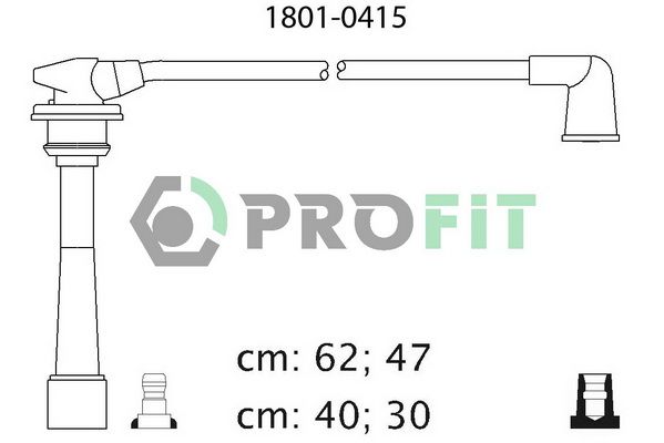 PROFIT Комплект проводов зажигания 1801-0415
