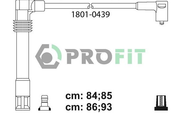 PROFIT uždegimo laido komplektas 1801-0439