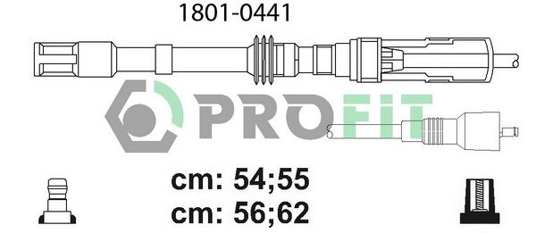 PROFIT Комплект проводов зажигания 1801-0441