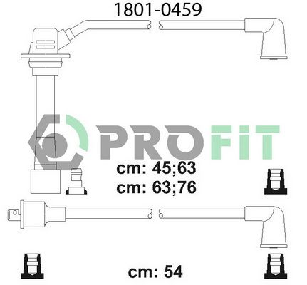 PROFIT Комплект проводов зажигания 1801-0459