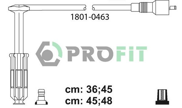 PROFIT uždegimo laido komplektas 1801-0463