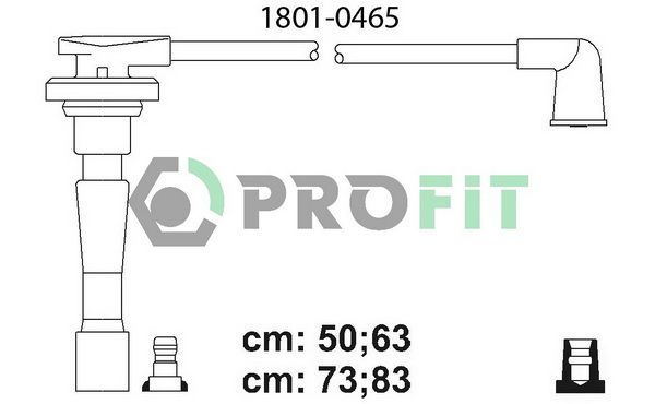 PROFIT Комплект проводов зажигания 1801-0465