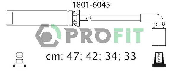 PROFIT Комплект проводов зажигания 1801-6045