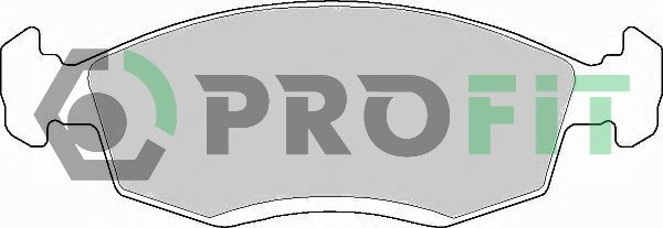 PROFIT stabdžių trinkelių rinkinys, diskinis stabdys 5000-0579