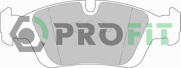 PROFIT Комплект тормозных колодок, дисковый тормоз 5000-0725