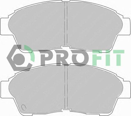 PROFIT Комплект тормозных колодок, дисковый тормоз 5000-0867