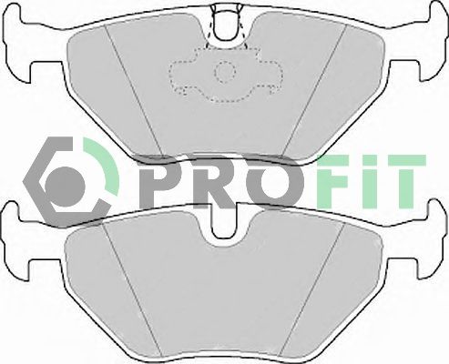 PROFIT Комплект тормозных колодок, дисковый тормоз 5000-1075 C