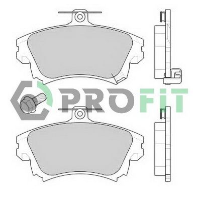 PROFIT Комплект тормозных колодок, дисковый тормоз 5000-1384
