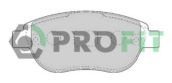 PROFIT Комплект тормозных колодок, дисковый тормоз 5000-1476 C