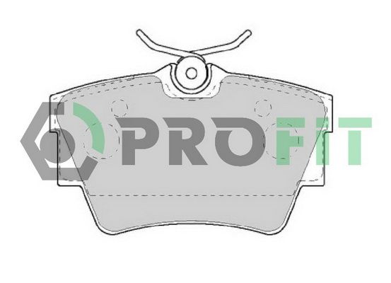 PROFIT Комплект тормозных колодок, дисковый тормоз 5000-1516