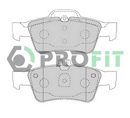 PROFIT Комплект тормозных колодок, дисковый тормоз 5000-1526