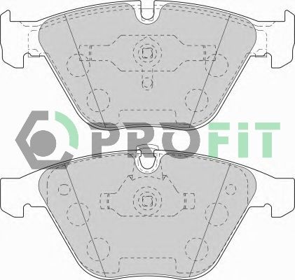 PROFIT Комплект тормозных колодок, дисковый тормоз 5000-1628 C