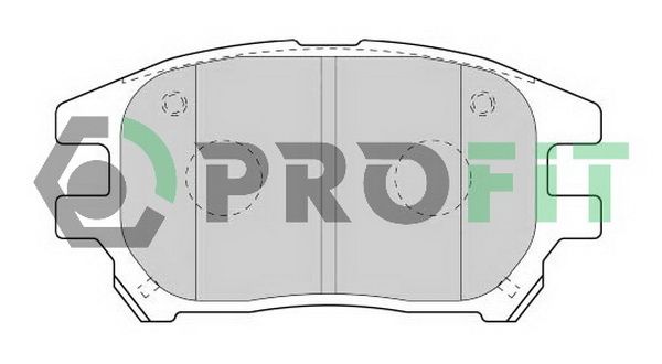 PROFIT Комплект тормозных колодок, дисковый тормоз 5000-1697 C