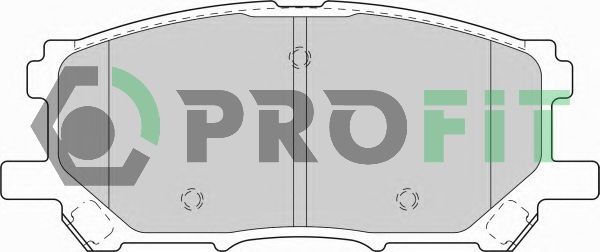 PROFIT Комплект тормозных колодок, дисковый тормоз 5000-1715 C