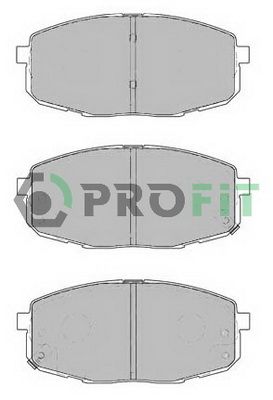 PROFIT Комплект тормозных колодок, дисковый тормоз 5000-1869