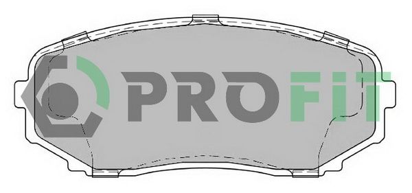 PROFIT Комплект тормозных колодок, дисковый тормоз 5000-2019