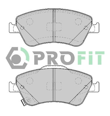 PROFIT Комплект тормозных колодок, дисковый тормоз 5000-4046