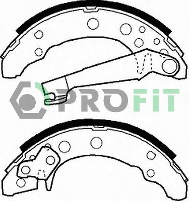 PROFIT Комплект тормозных колодок 5001-0191