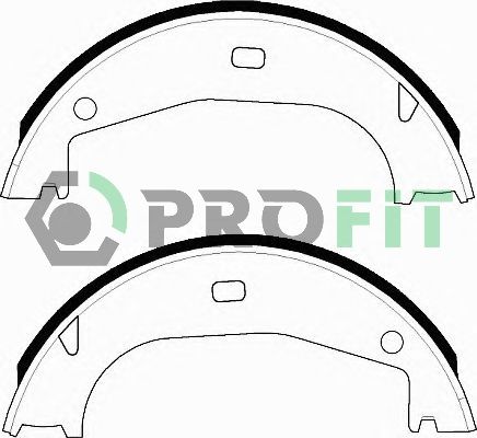 PROFIT Комплект тормозных колодок 5001-0546