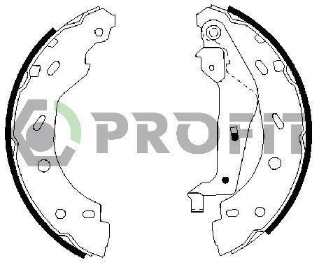 PROFIT Комплект тормозных колодок 5001-0614