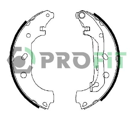 PROFIT stabdžių trinkelių komplektas 5001-0648