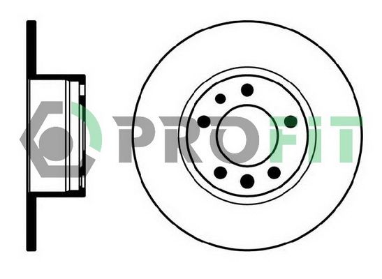 PROFIT stabdžių diskas 5010-0210