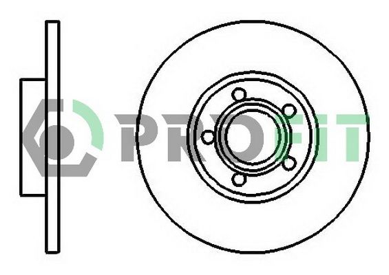 PROFIT Тормозной диск 5010-0324