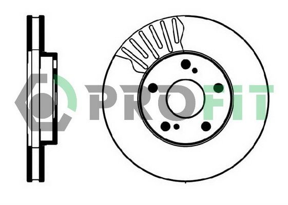 PROFIT Тормозной диск 5010-0501