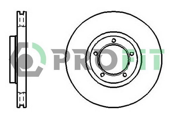 PROFIT Тормозной диск 5010-0848