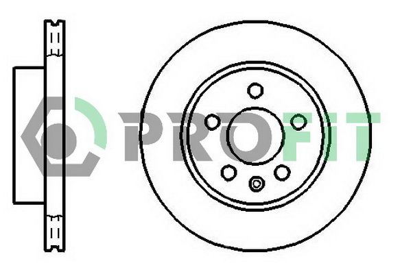 PROFIT Тормозной диск 5010-0860