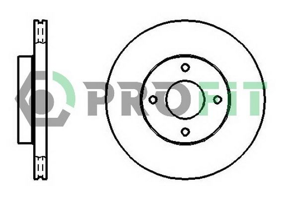 PROFIT Тормозной диск 5010-0959