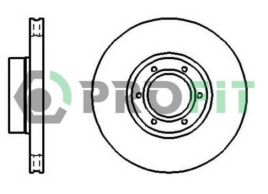 PROFIT stabdžių diskas 5010-1067