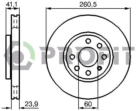 PROFIT Тормозной диск 5010-1131