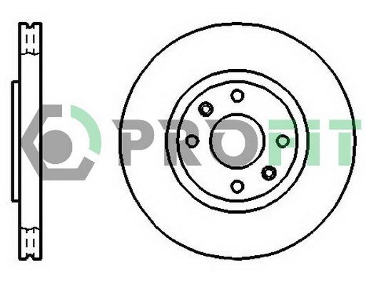 PROFIT stabdžių diskas 5010-1152