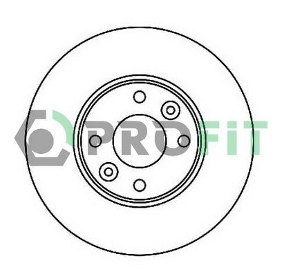 PROFIT Тормозной диск 5010-1201