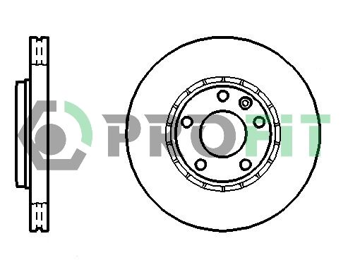 PROFIT Тормозной диск 5010-1204