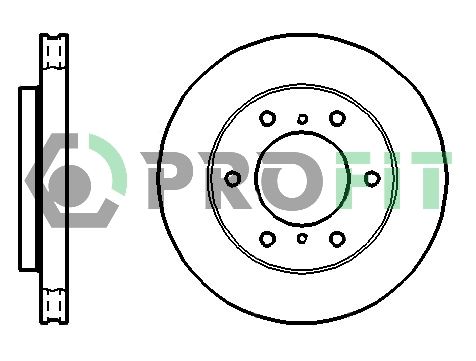 PROFIT Тормозной диск 5010-1384