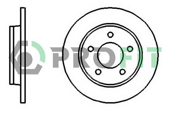 PROFIT Тормозной диск 5010-1420