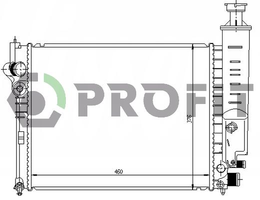 PROFIT radiatorius, variklio aušinimas PR 0540A3