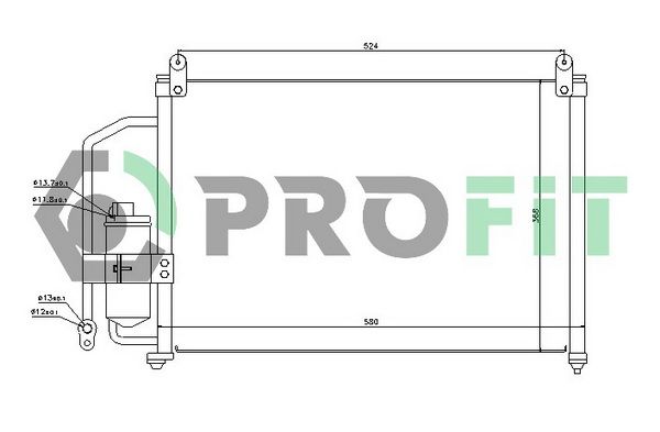 PROFIT kondensatorius, oro kondicionierius PR 1106C1