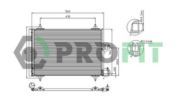PROFIT kondensatorius, oro kondicionierius PR 1903C1