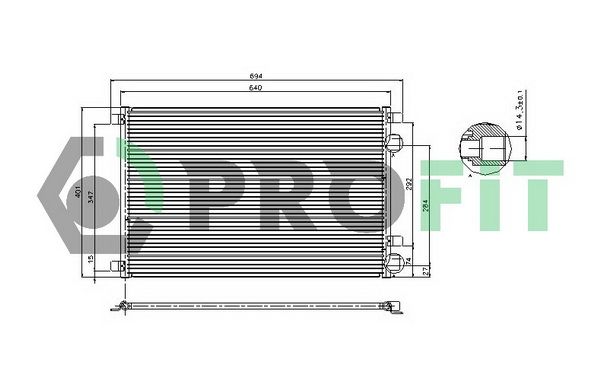PROFIT kondensatorius, oro kondicionierius PR 1909C1