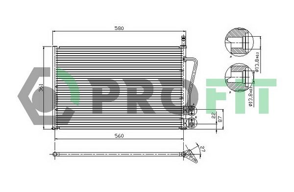 PROFIT kondensatorius, oro kondicionierius PR 2535C1