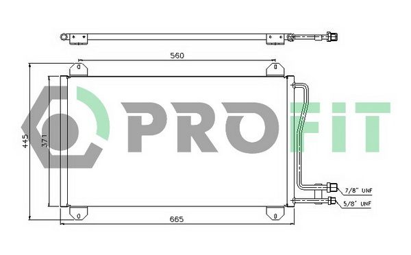 PROFIT Конденсатор, кондиционер PR 3546C1