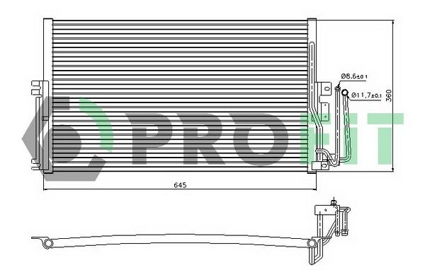 PROFIT kondensatorius, oro kondicionierius PR 5077C1