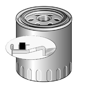 PURFLUX alyvos filtras LS415