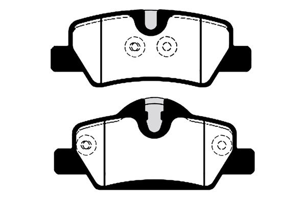 RAICAM Комплект тормозных колодок, дисковый тормоз RA.1102.0