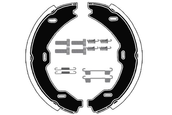 RAICAM Комплект тормозных колодок, стояночная тормозная с RA28631