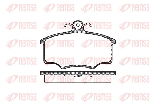 REMSA Комплект тормозных колодок, дисковый тормоз 0046.20